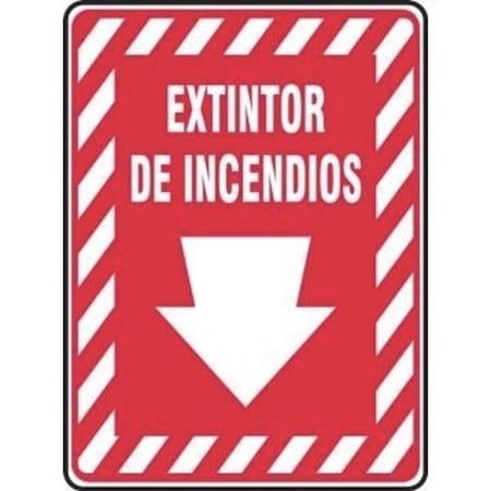 Accuform Safety Sign FIRE EXTINGUISHER DOWN SHMFXG417VA SHMFXG417VA